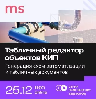 MS Табличный редактор объектов КИП