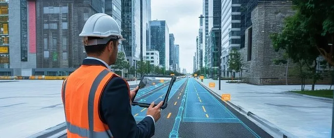 Получение и проверка объемов работ с использованием ЦИМ улиц